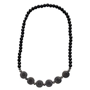 ➷ 5/$25 Handmade Medallion Necklace with Rosettes